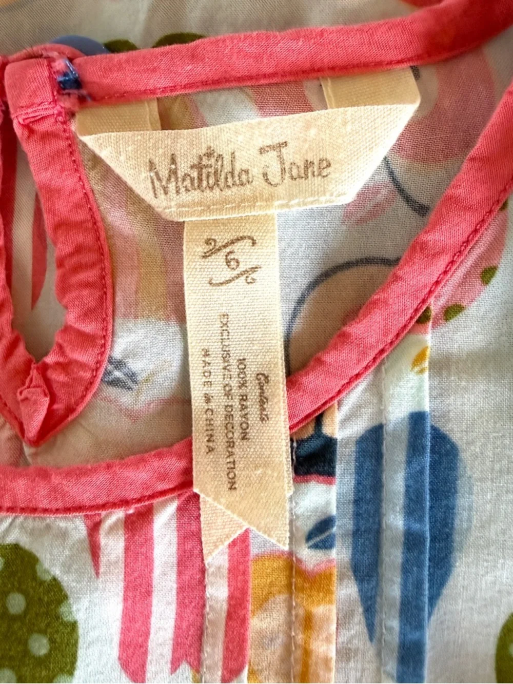 Matilda Jane Tunic Girls Size 6